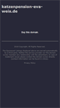 Mobile Screenshot of katzenpension-eva-weis.de